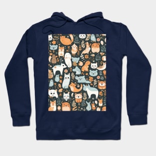 Cute animals pattern gift ideas Hoodie